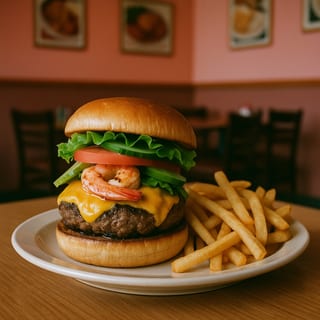 Surf and Turf Burger